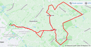 21.1 km wedstrijdparcours halve marathon 2025