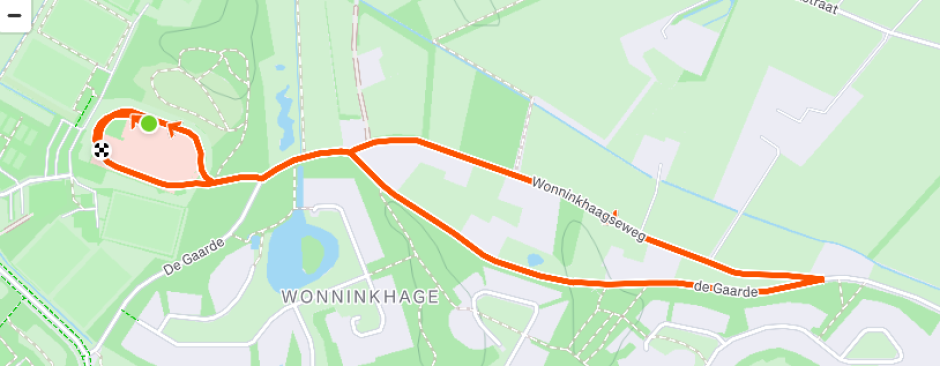 2.5 km wedstrijdparcours 2025