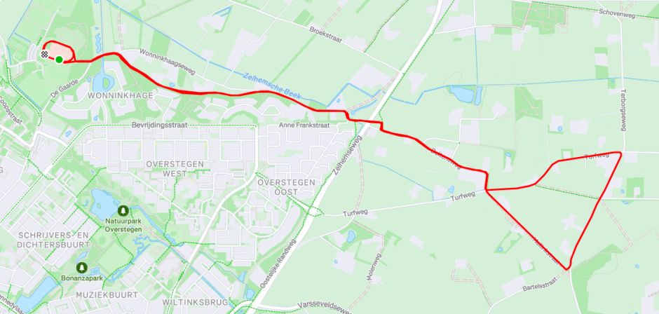 7.5 km wedstrijdparcours 2025